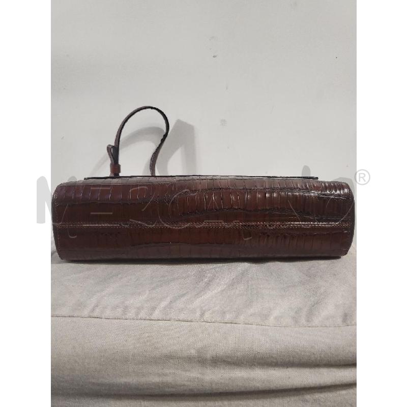 BORSA DONNA NANNINI PELLE MARRON | Mercatino dell'Usato Modena 4