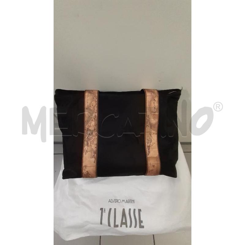 BORSA DONNA NERA 1 CLASSE TELA VELA | Mercatino dell'Usato Modena 2