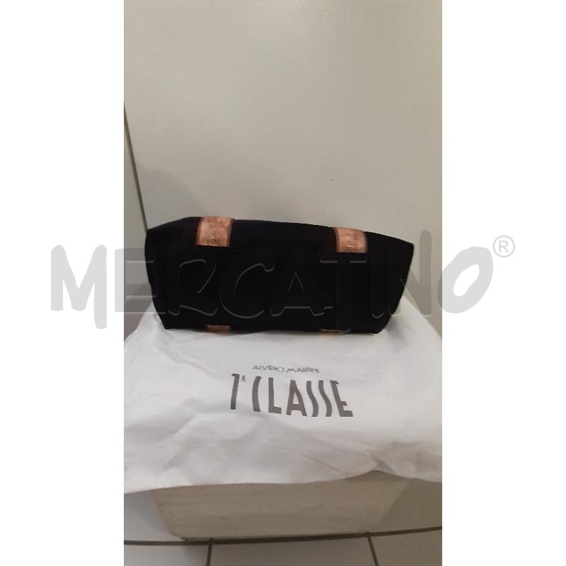 BORSA DONNA NERA 1 CLASSE TELA VELA | Mercatino dell'Usato Modena 3