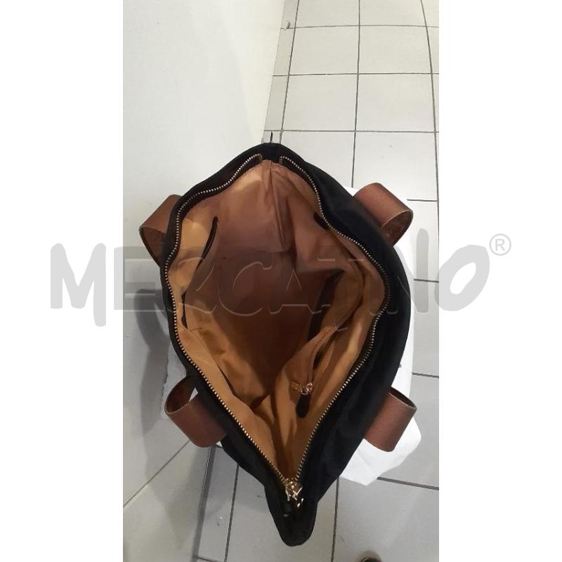 BORSA DONNA NERA 1 CLASSE TELA VELA | Mercatino dell'Usato Modena 5