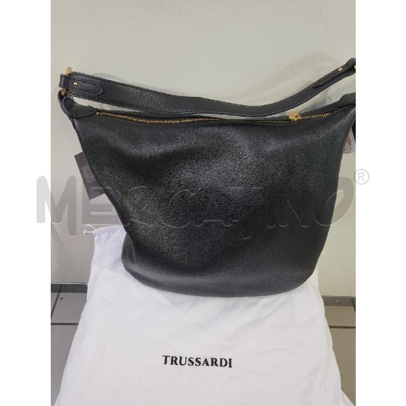 BORSA DONNA NERA HOBO TRUSSARDI | Mercatino dell'Usato Modena 2