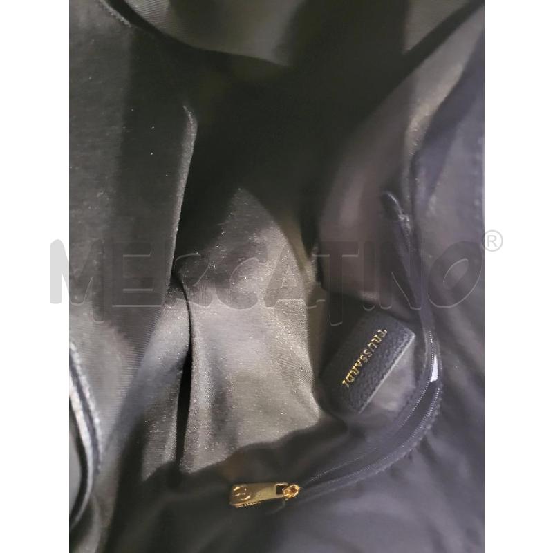 BORSA DONNA NERA HOBO TRUSSARDI | Mercatino dell'Usato Modena 5