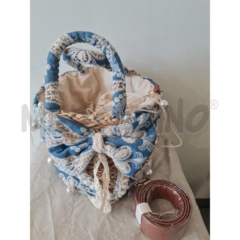 BORSA DONNA PAGLIA BAULETTO BERLE | Mercatino dell'Usato Modena 1