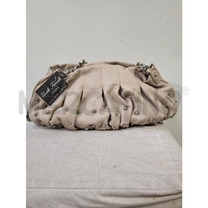 BORSA DONNA PELLE PATRIZIA PEPE BEIGE | Mercatino dell'Usato Modena 1