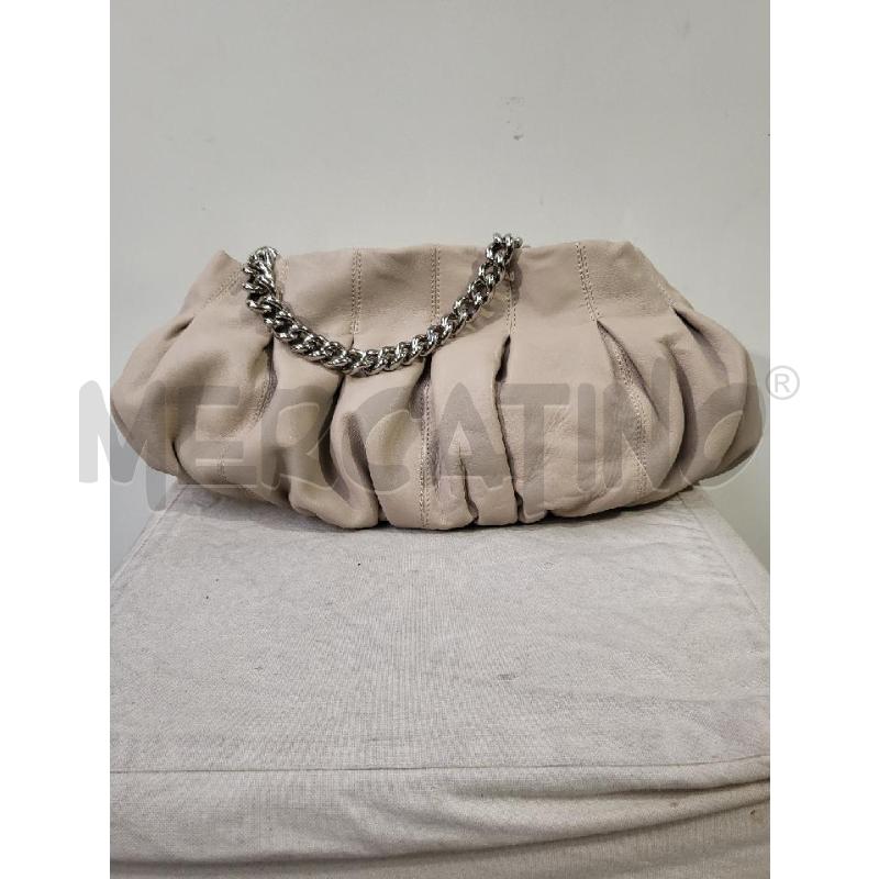 BORSA DONNA PELLE PATRIZIA PEPE BEIGE | Mercatino dell'Usato Modena 2