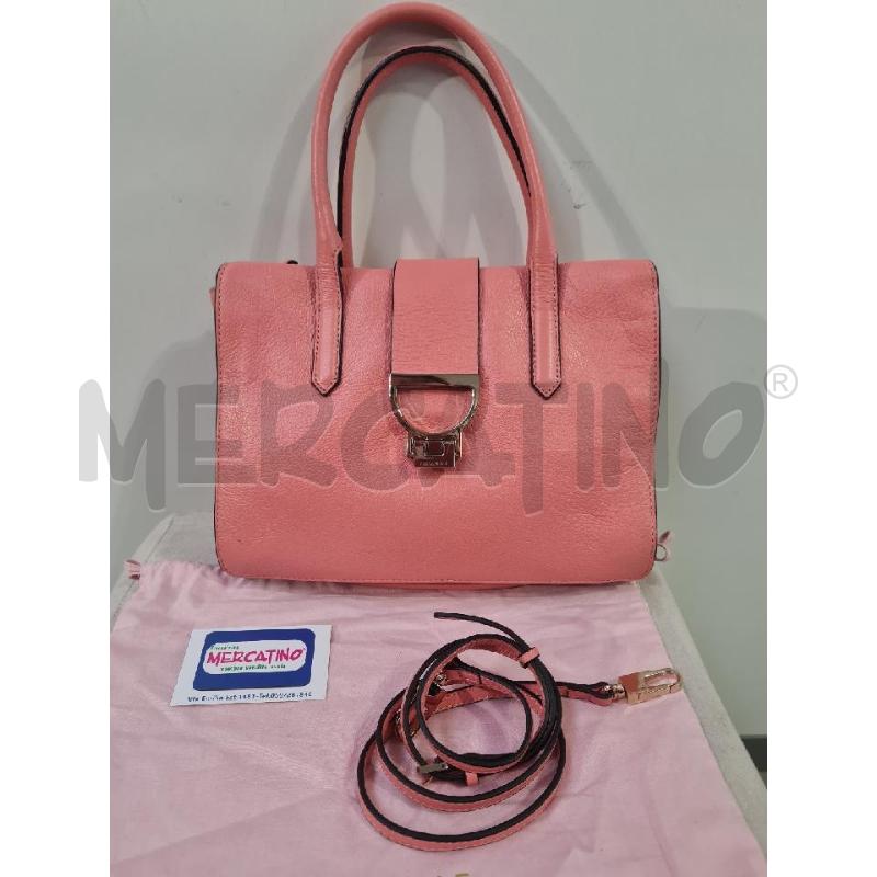 BORSA DONNA PELLE ROSA COCCINELLE | Mercatino dell'Usato Modena 1