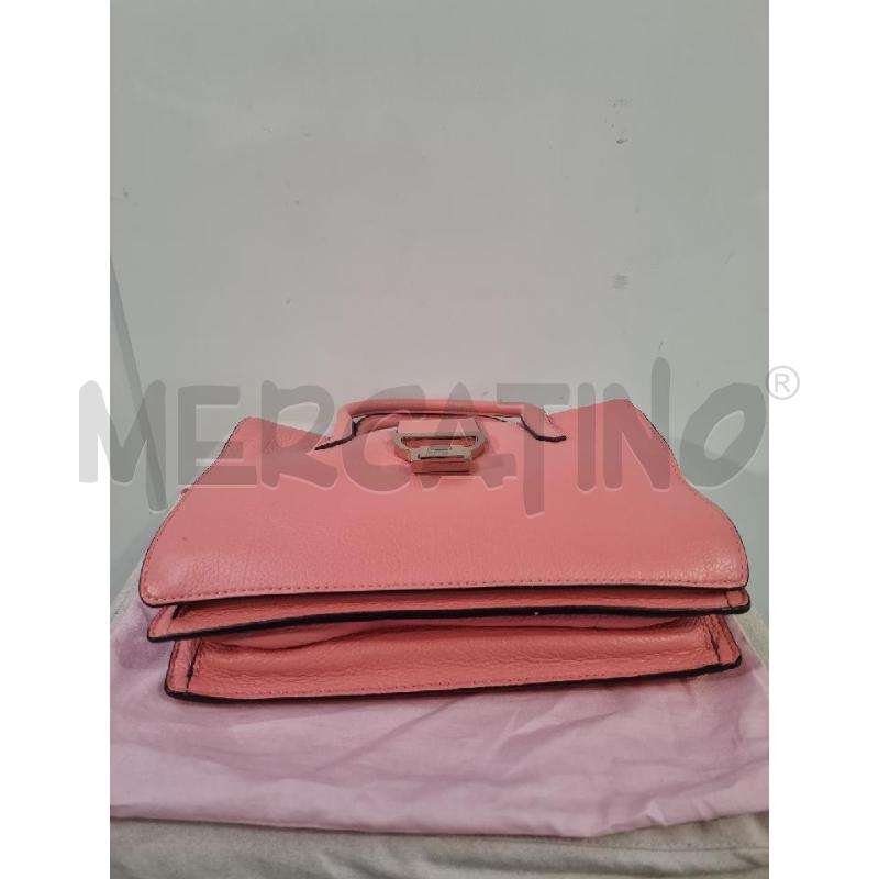BORSA DONNA PELLE ROSA COCCINELLE | Mercatino dell'Usato Modena 2