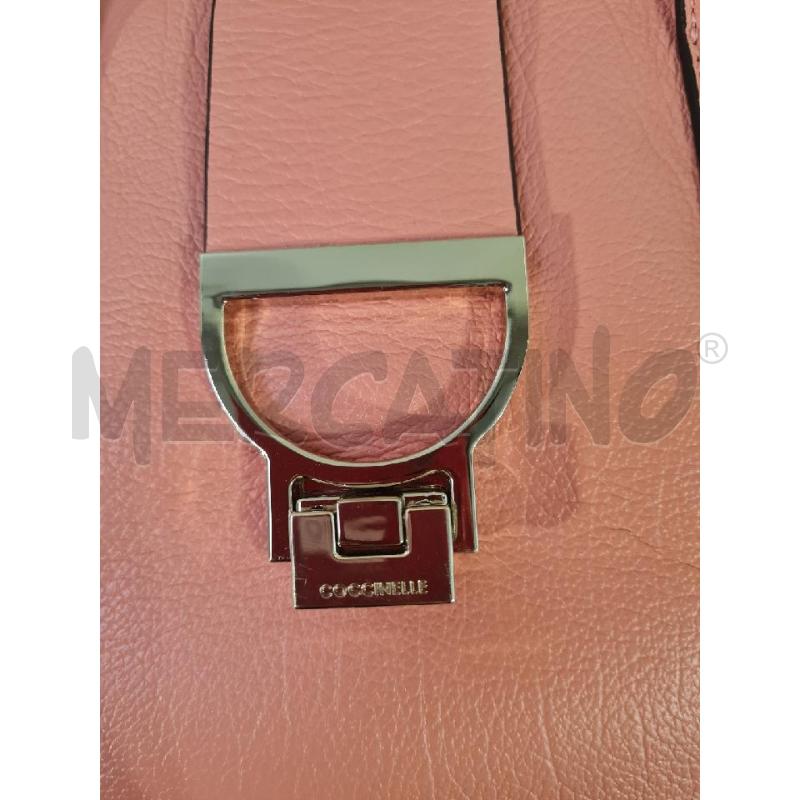 BORSA DONNA PELLE ROSA COCCINELLE | Mercatino dell'Usato Modena 4
