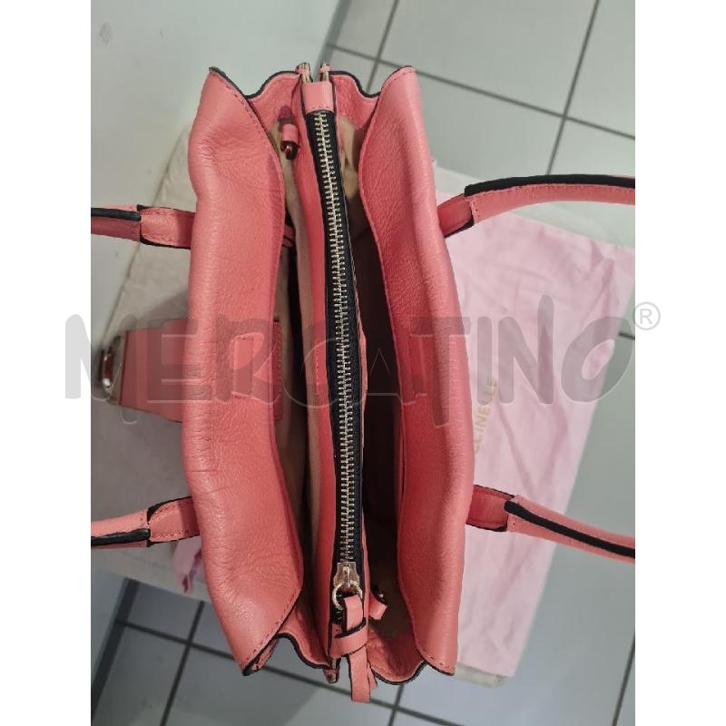 BORSA DONNA PELLE ROSA COCCINELLE | Mercatino dell'Usato Modena 5