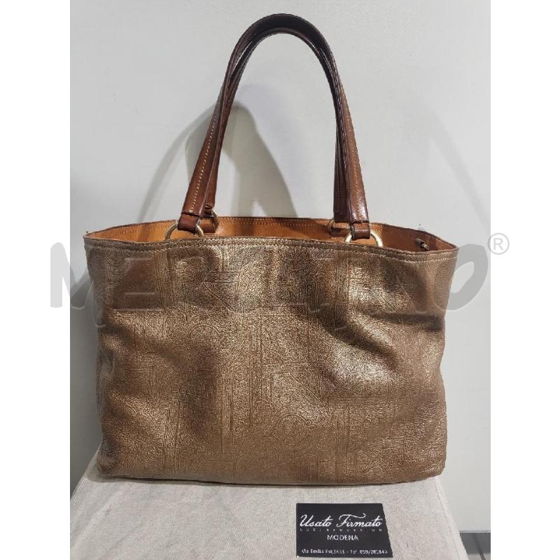 BORSA DONNA PRADA STAMPA ORO | Mercatino dell'Usato Modena 1