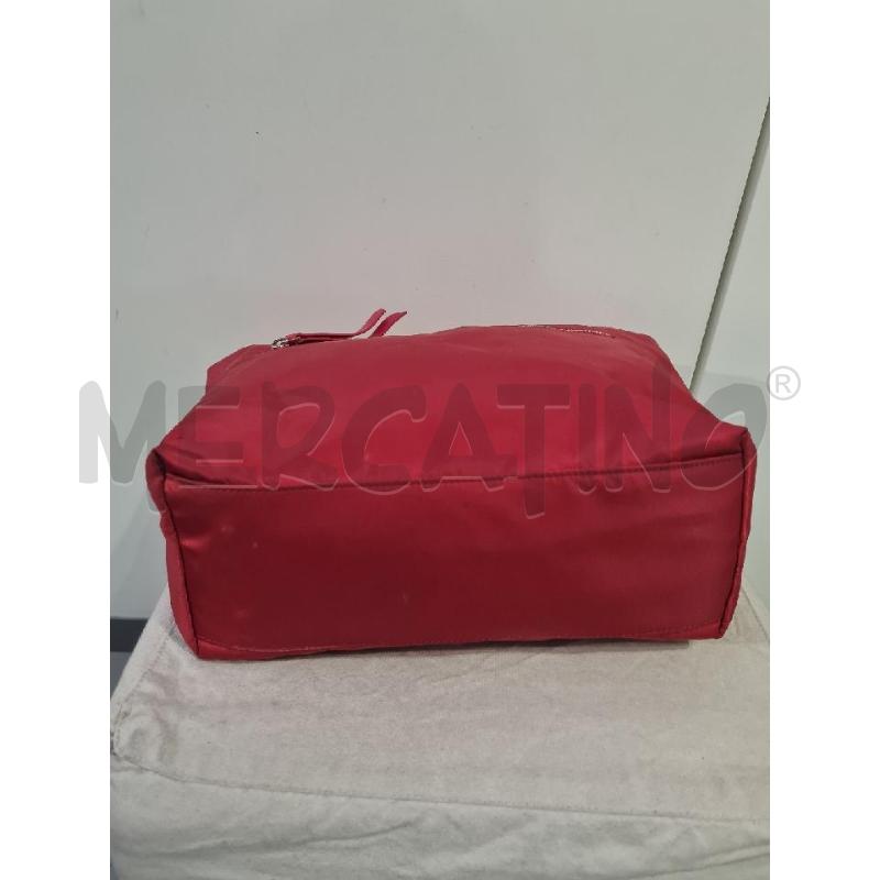 BORSA DONNA ROSSA BORBONESE TELA VELA | Mercatino dell'Usato Modena 2