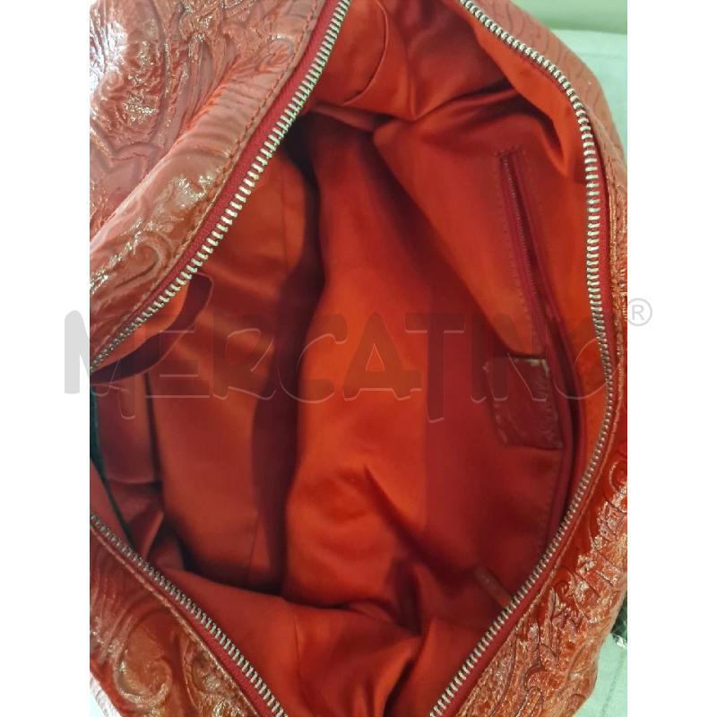 BORSA DONNA ROSSA ETRO MANICI PITONE | Mercatino dell'Usato Modena 5