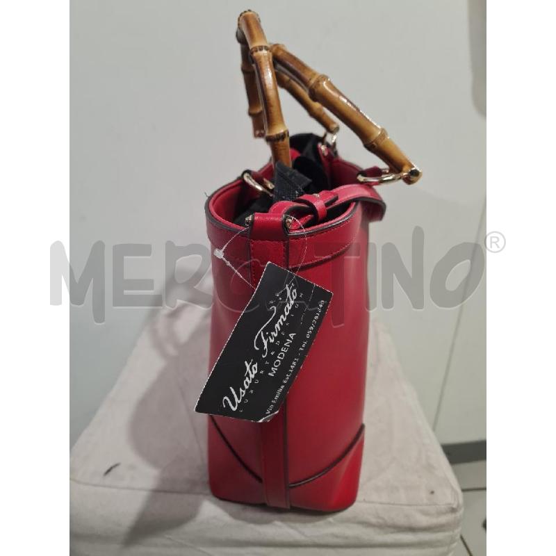BORSA DONNA ROSSA ROBERTA CAMERINO | Mercatino dell'Usato Modena 2
