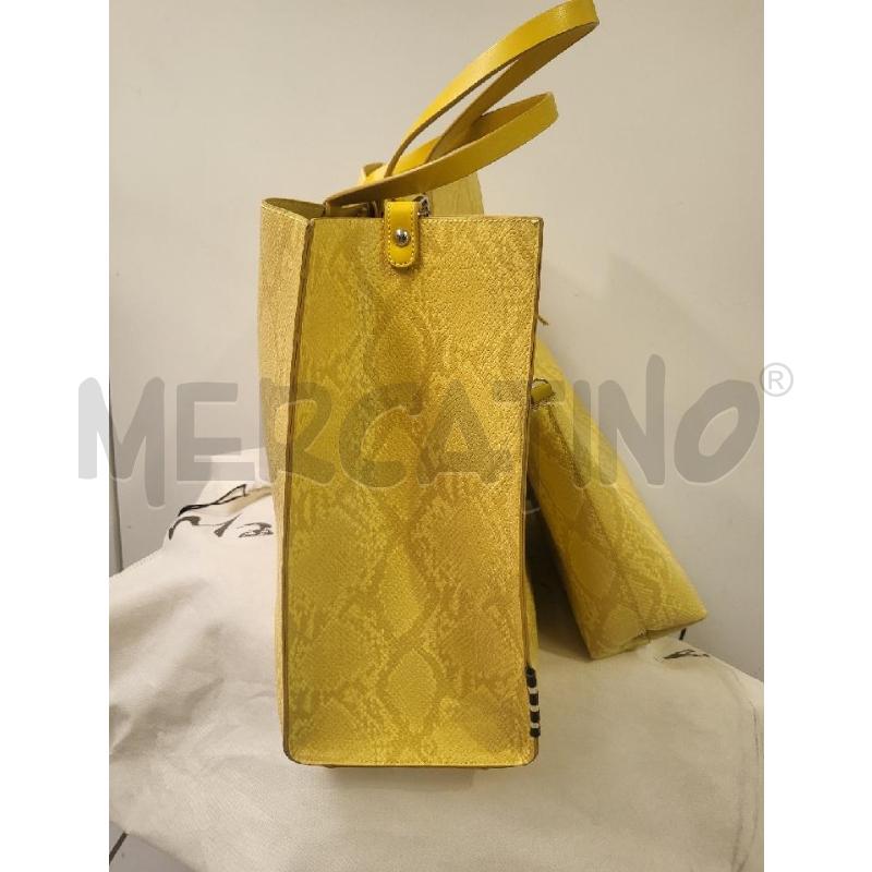 BORSA DONNA SHOPPER MANILA GRACE GIALLA | Mercatino dell'Usato Modena 2
