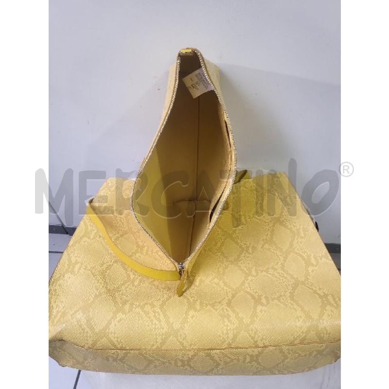 BORSA DONNA SHOPPER MANILA GRACE GIALLA | Mercatino dell'Usato Modena 3
