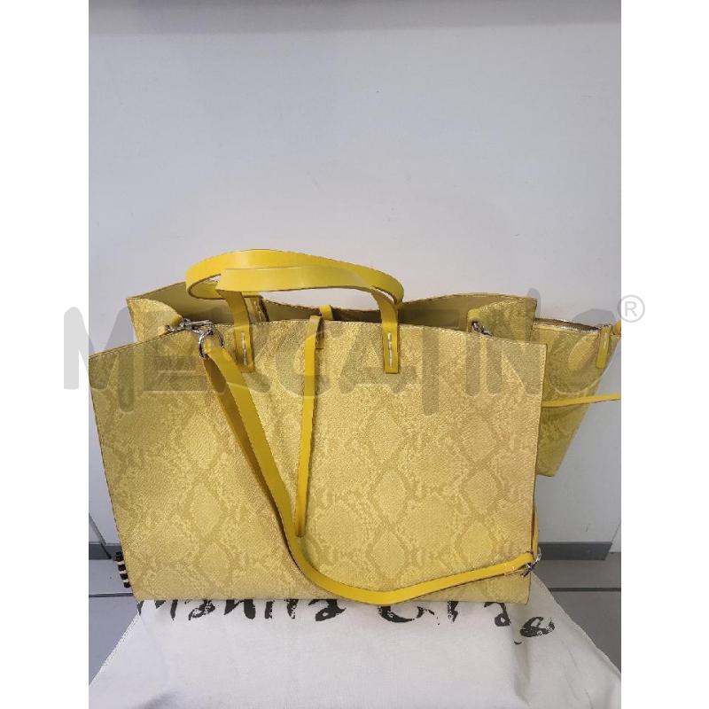 BORSA DONNA SHOPPER MANILA GRACE GIALLA | Mercatino dell'Usato Modena 5