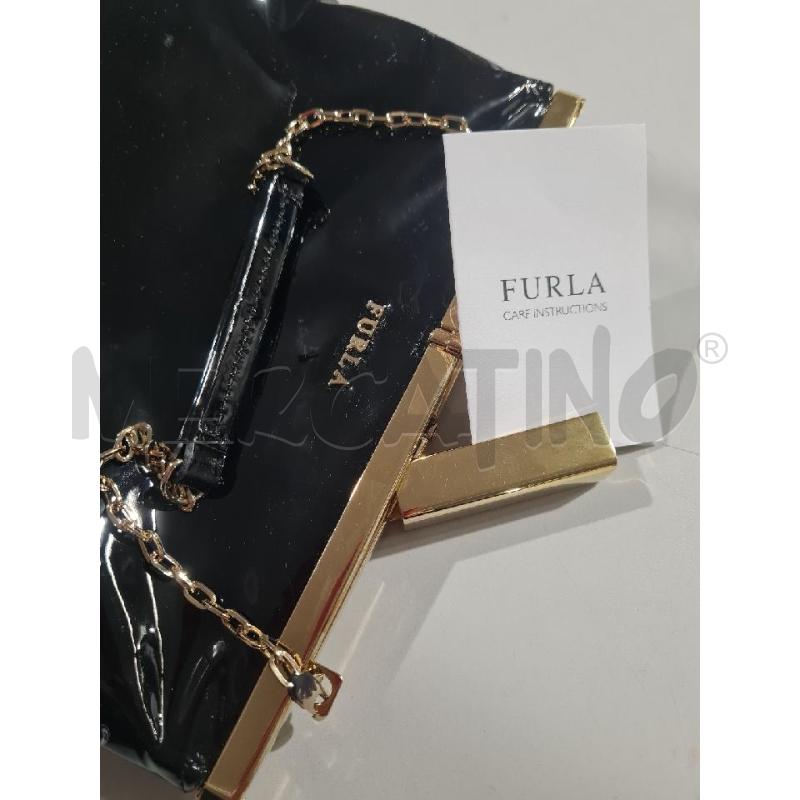 BORSA DONNA VERNICE NERA FURLA | Mercatino dell'Usato Modena 5