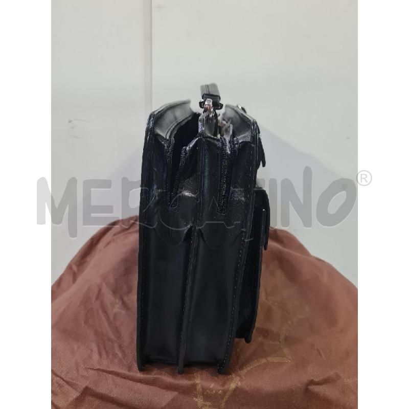 BORSA UNISEX PELLE NERA DA LAVORO | Mercatino dell'Usato Modena 3
