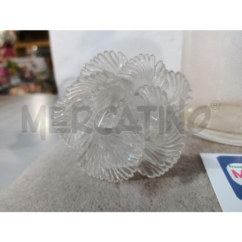 BOTTIGLIA MURANO POLVERE DORATA TAPPO RICCIOLI | Mercatino dell'Usato Modena 2
