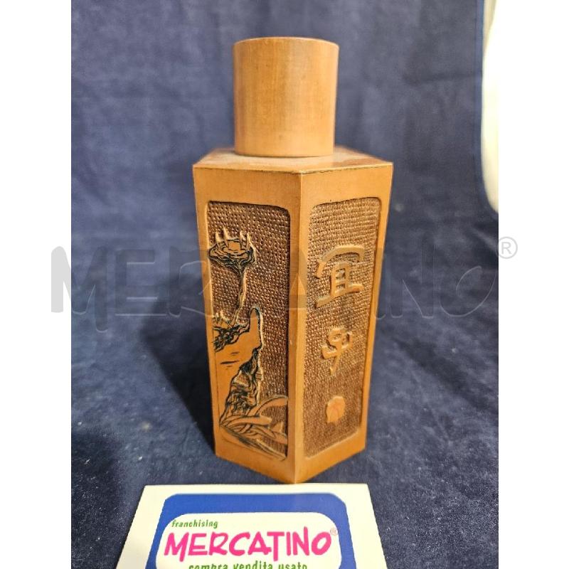 BOTTIGLIA PORTA TE BAMBOO VINTAGE | Mercatino dell'Usato Modena 3