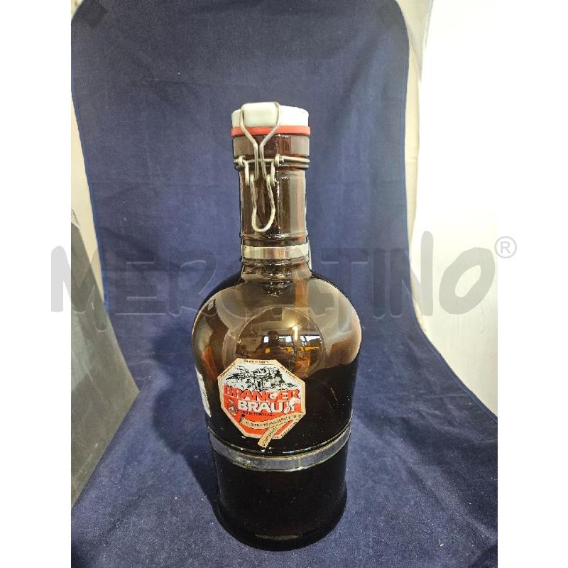 BOTTIGLIA VETRO BRANGER BRAU BIRRA DECORATIVA | Mercatino dell'Usato Modena 1