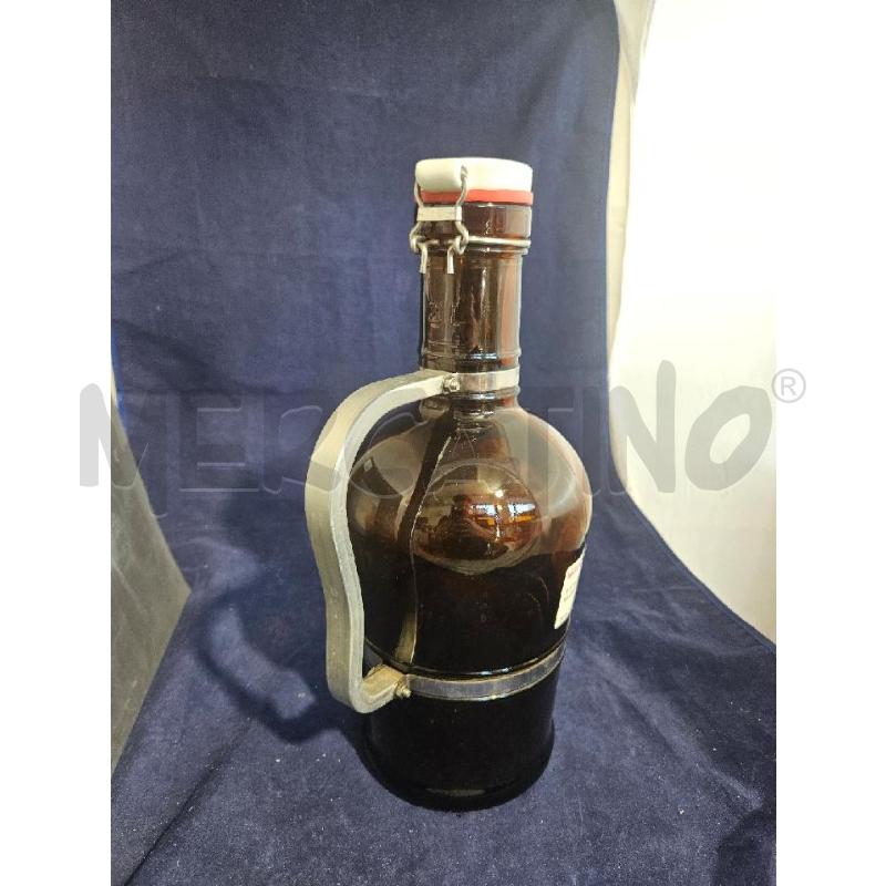BOTTIGLIA VETRO BRANGER BRAU BIRRA DECORATIVA | Mercatino dell'Usato Modena 2