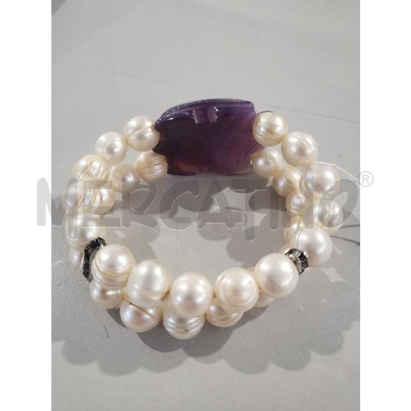 BRACCIALETTO PERLE TARTARUGA VIOLA | Mercatino dell'Usato Modena 2
