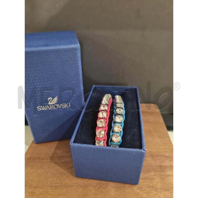 BRACCIALETTO SWAROVSKI 2 BLU ROSA | Mercatino dell'Usato Modena 1