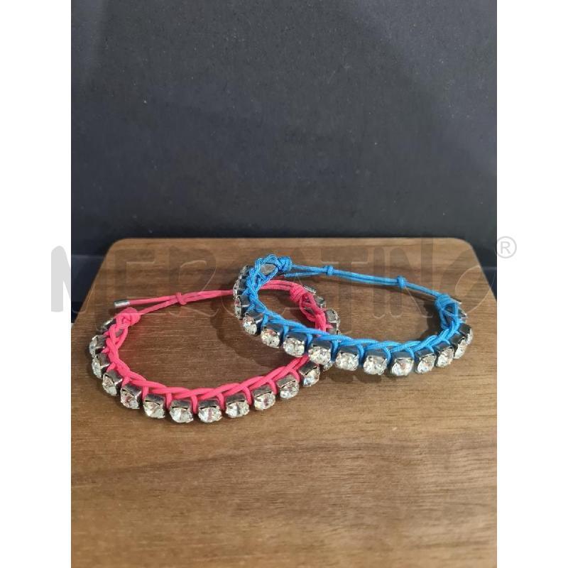BRACCIALETTO SWAROVSKI 2 BLU ROSA | Mercatino dell'Usato Modena 3