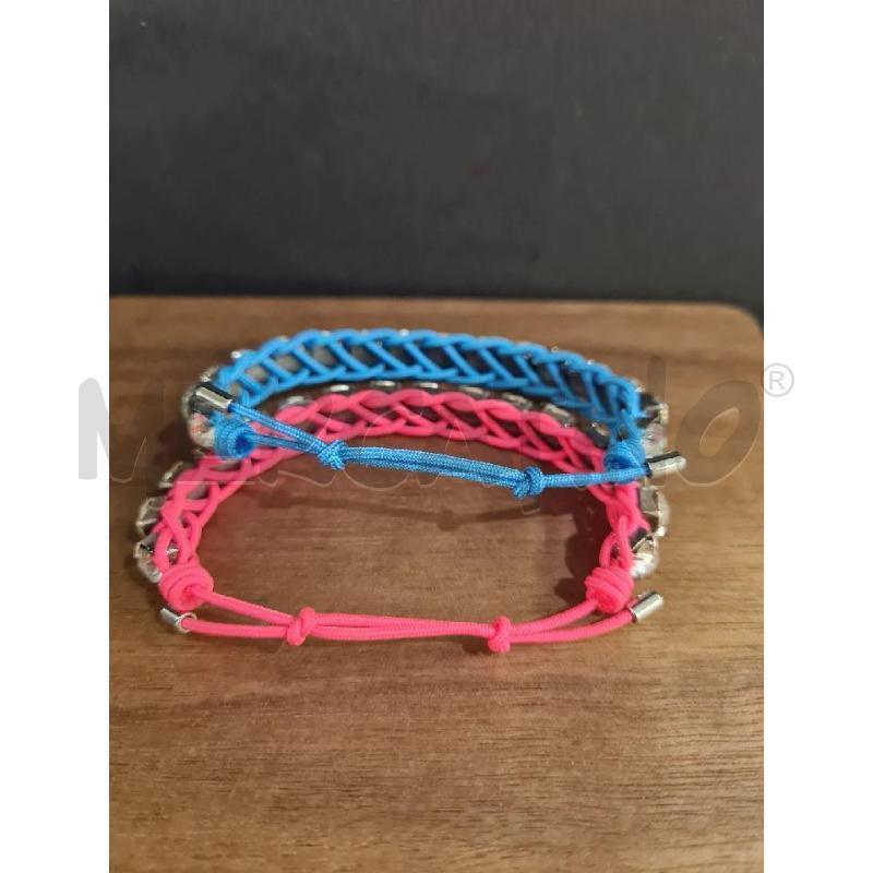 BRACCIALETTO SWAROVSKI 2 BLU ROSA | Mercatino dell'Usato Modena 4