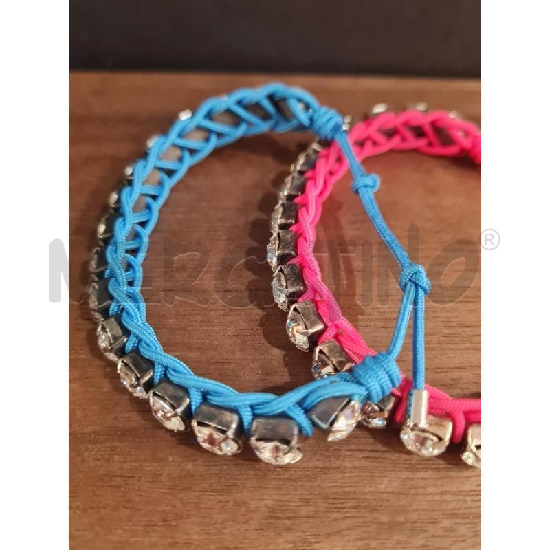 BRACCIALETTO SWAROVSKI 2 BLU ROSA | Mercatino dell'Usato Modena 5