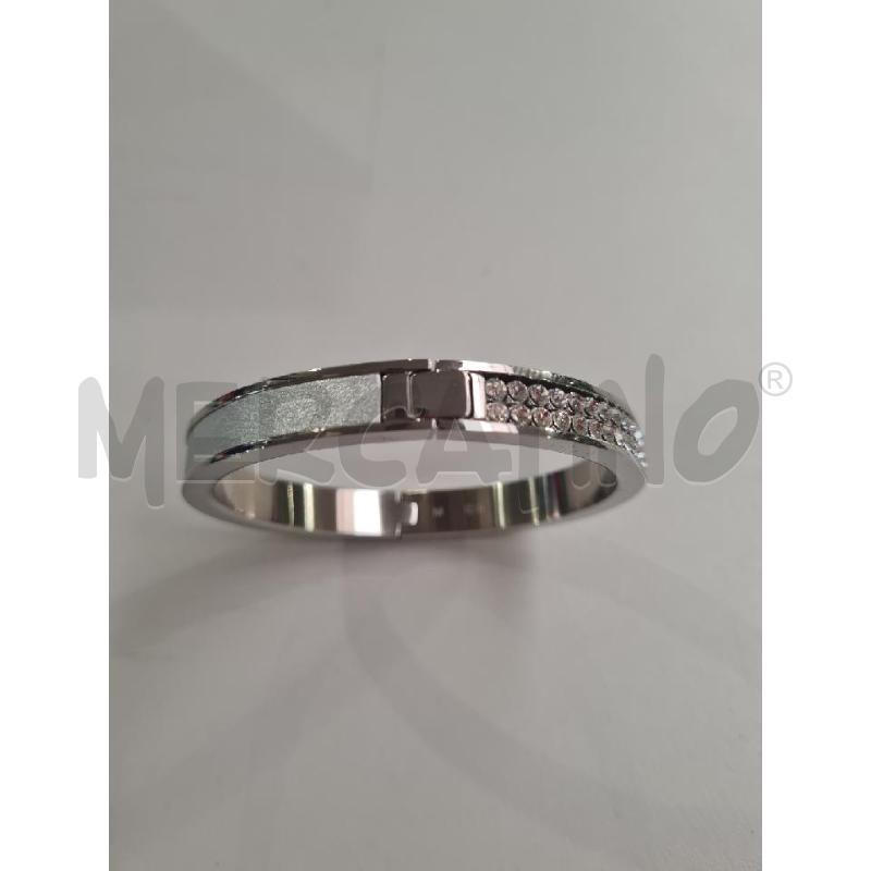 BRACCIALETTO SWAROVSKI RIGIDO ARGENTATO | Mercatino dell'Usato Modena 2