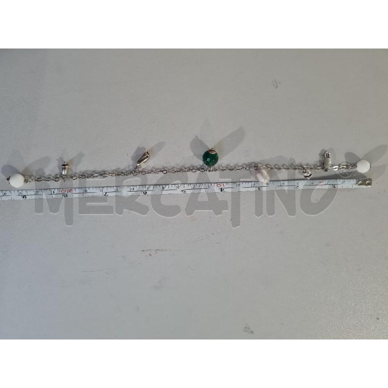 BRACCIALETTO ### PERLE BIANCO VERDE | Mercatino dell'Usato Modena 1