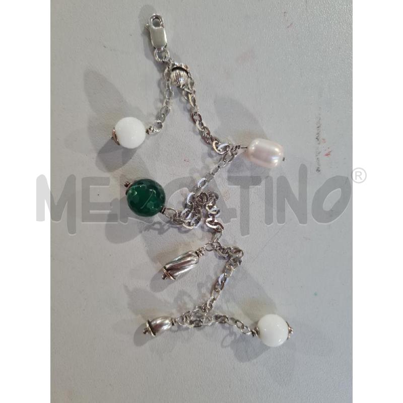 BRACCIALETTO ### PERLE BIANCO VERDE | Mercatino dell'Usato Modena 3