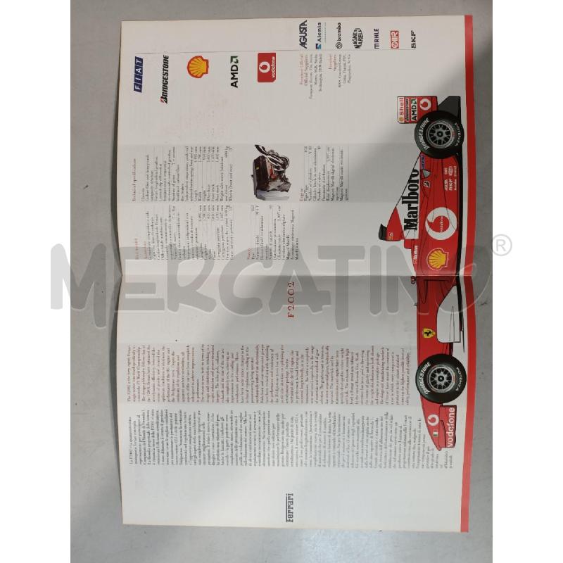 BROCHURE F2002  FERRARI | Mercatino dell'Usato Modena 1