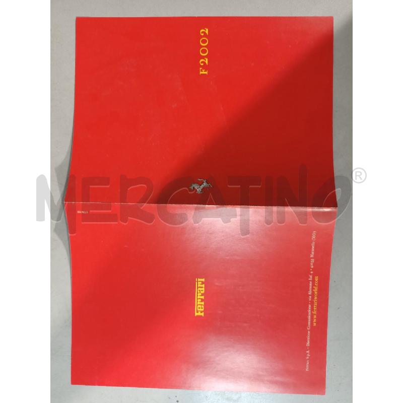 BROCHURE F2002  FERRARI | Mercatino dell'Usato Modena 2