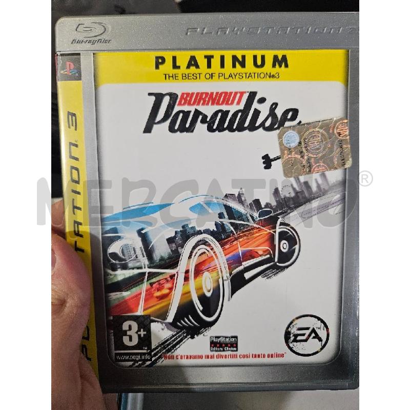 BURNOUT PARADISE PLATINUM - PS3 VIDEO GIOCO  | Mercatino dell'Usato Modena 1