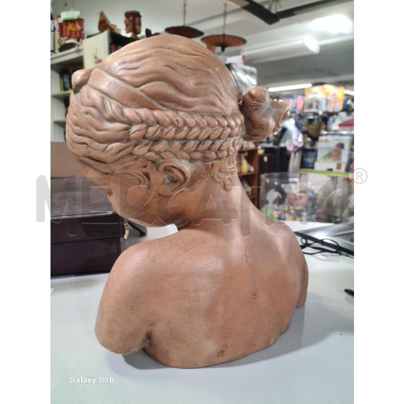 BUSTO BAMBINA TERRACOTTA | Mercatino dell'Usato Modena 2