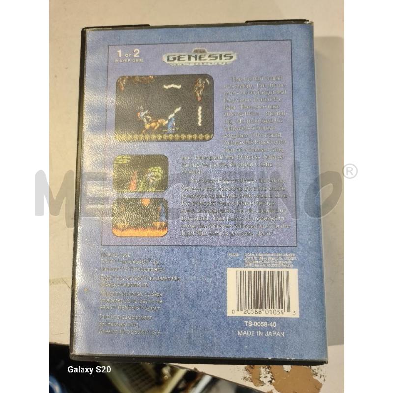 CADASH NO MANUALE - SEGA VIDEO GIOCO | Mercatino dell'Usato Modena 2