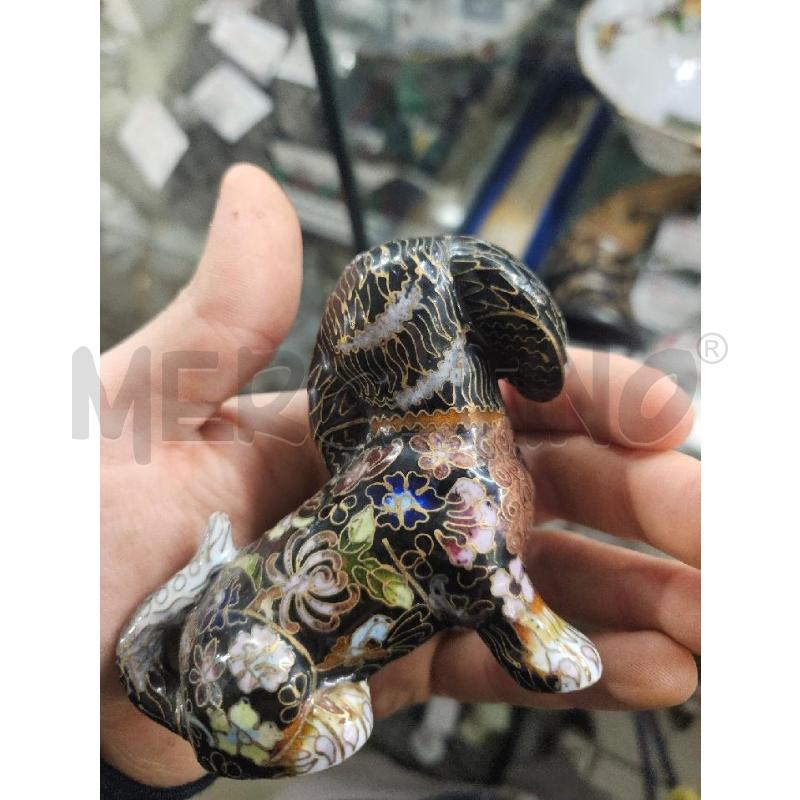 CAGNOLINO CLOISONNE MET. DIPINTO 10CM | Mercatino dell'Usato Modena 3