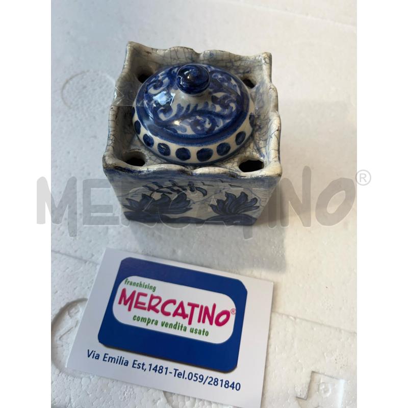 CALAMAIO CER. DIPINTO BLU | Mercatino dell'Usato Modena 3
