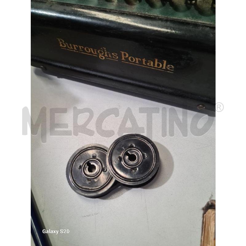 CALCOLATRICE ANTICA BURROUGHS PORTABLE NERA | Mercatino dell'Usato Modena 3