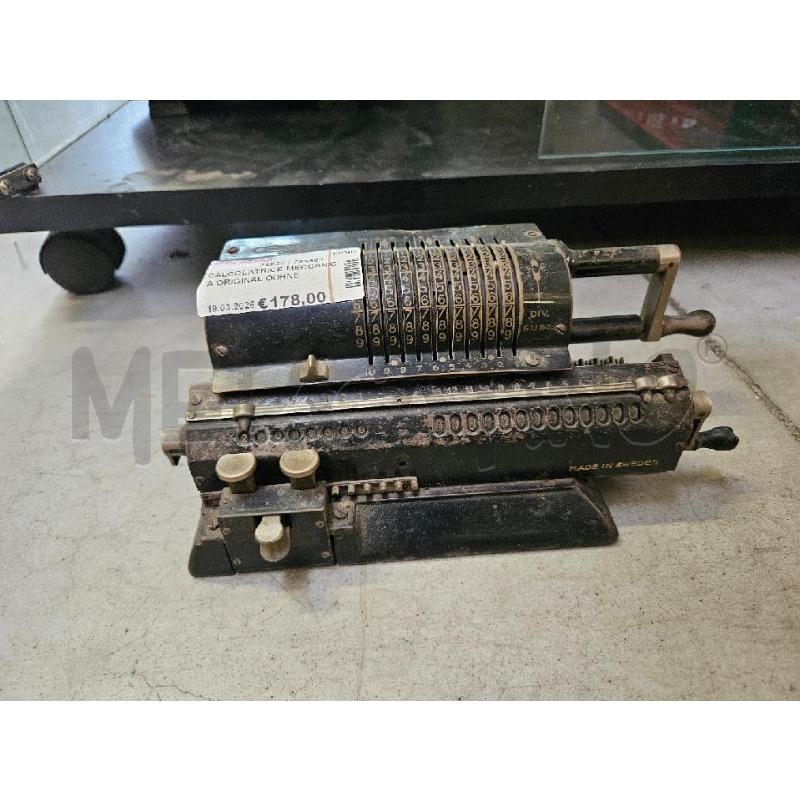CALCOLATRICE MECCANICA ORIGINAL ODHNER | Mercatino dell'Usato Modena 1