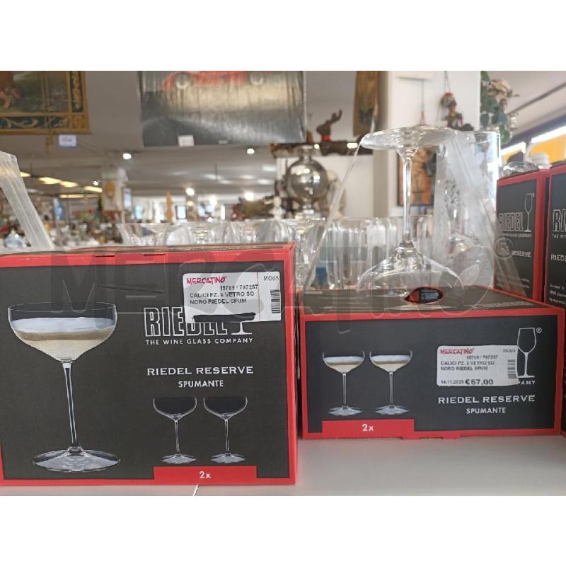 CALICI PZ. 6 VETRO SONORO RIEDEL SPUMANTE | Mercatino dell'Usato Modena 1