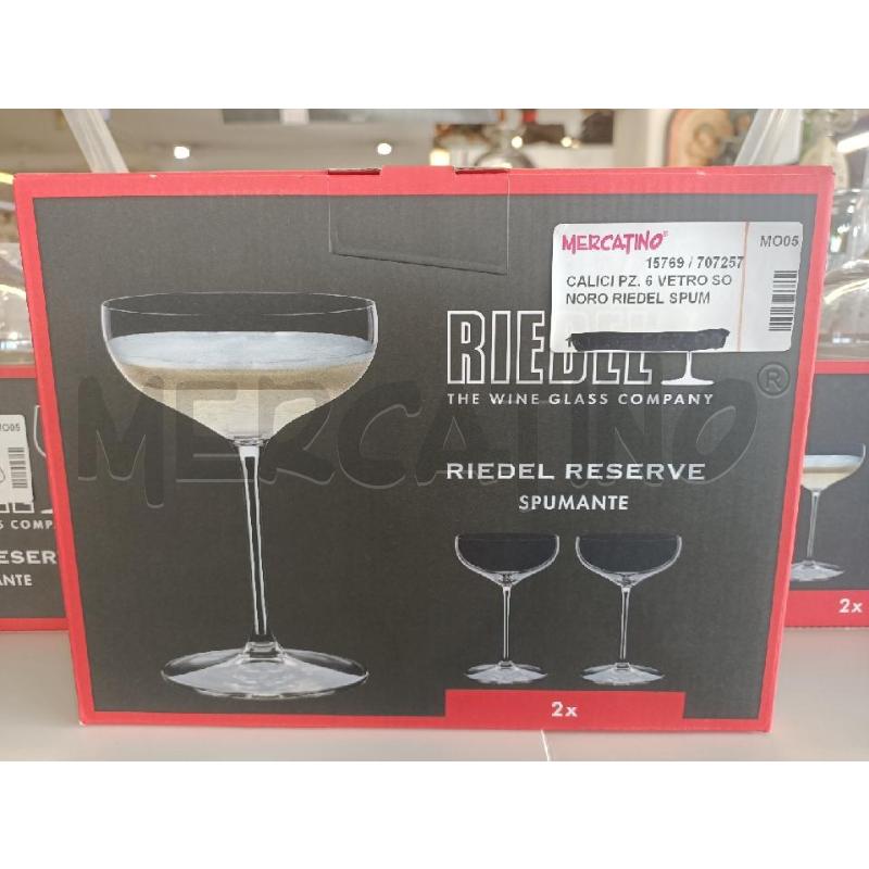 CALICI PZ. 6 VETRO SONORO RIEDEL SPUMANTE | Mercatino dell'Usato Modena 3