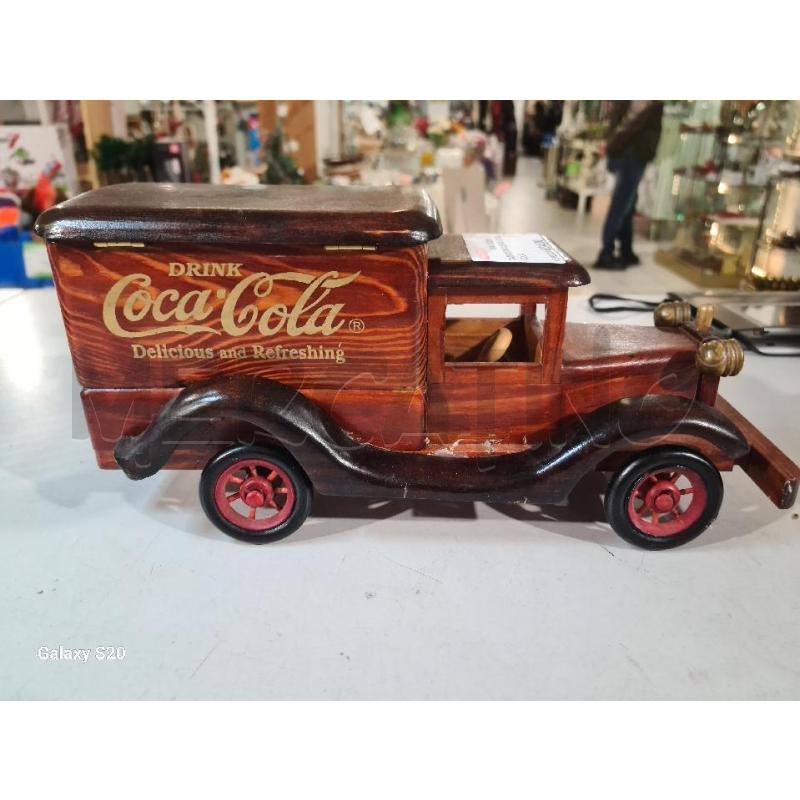 CAMIONCINO LEGNO COCA COLA | Mercatino dell'Usato Modena 2