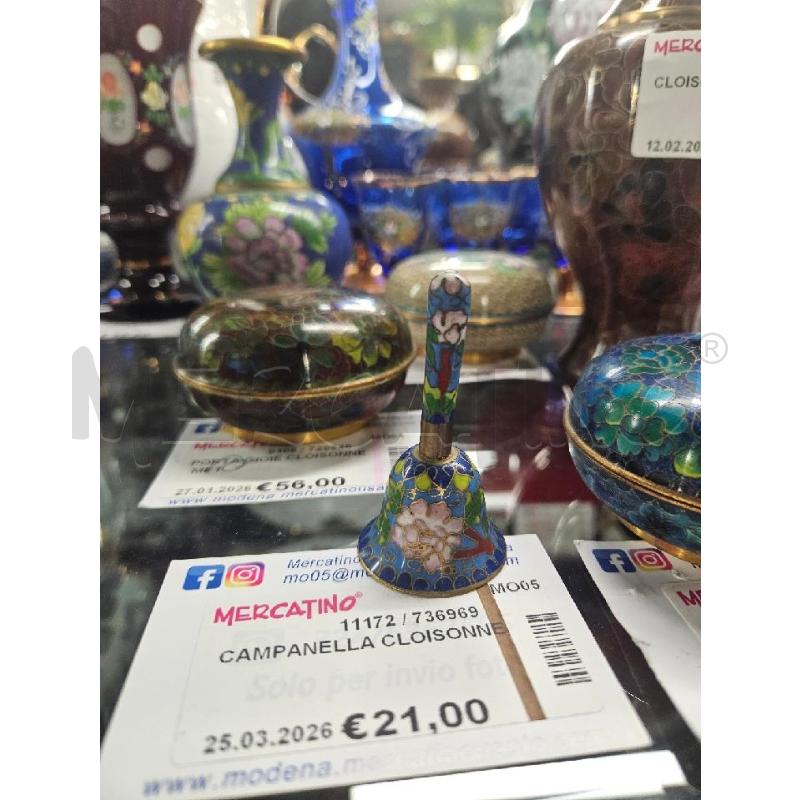 CAMPANELLA CLOISONNE | Mercatino dell'Usato Modena 1