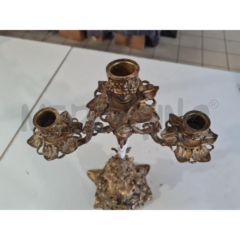CANDELABRO TRE RBACCI OTT. | Mercatino dell'Usato Modena 3