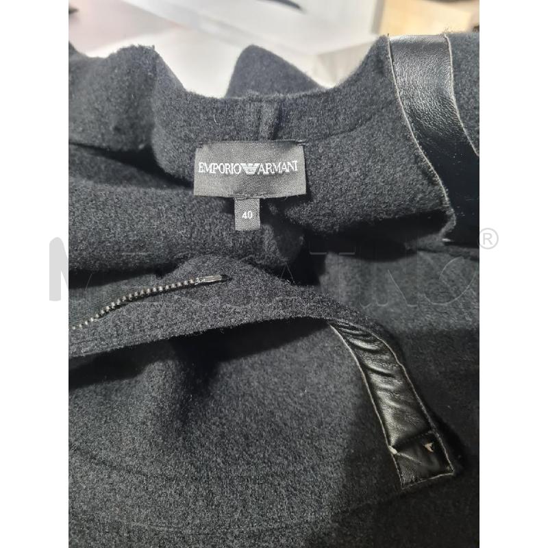CAPPOTTO DONNA NERO ARMANI PROF PELLE | Mercatino dell'Usato Modena 3