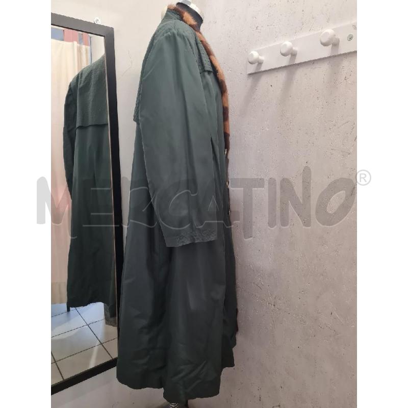 CAPPOTTO DONNA VERDE PELLICCIA INTERNA | Mercatino dell'Usato Modena 2